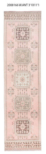 3x11 Old & Vintage Turkish Area Runner