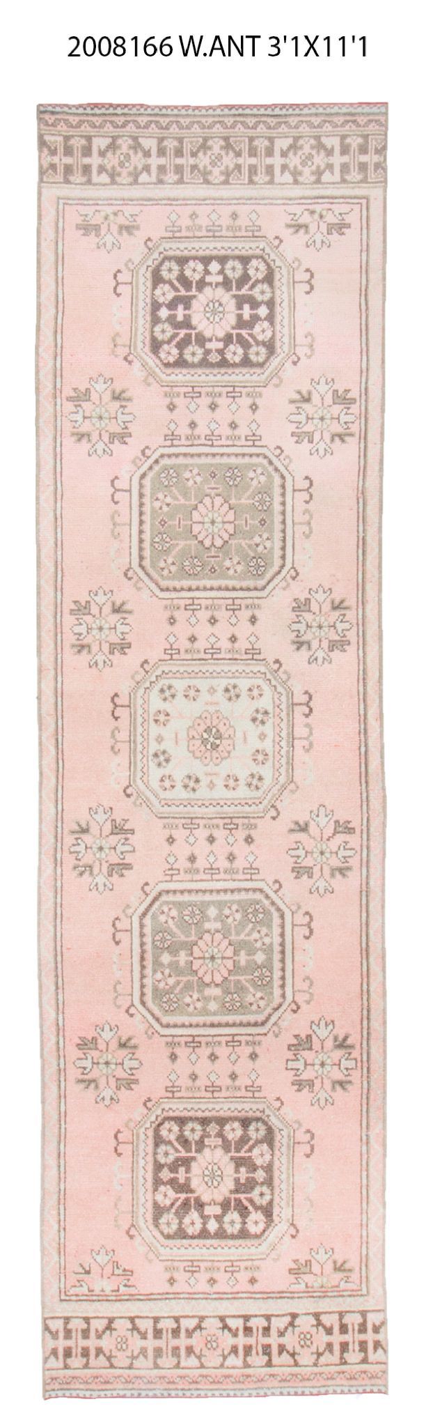3x11 Old & Vintage Turkish Area Runner