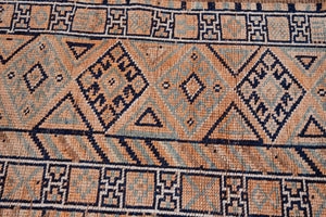 3x11 Old & Vintage Turkish Area Runnerrug