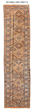 3x11 Old & Vintage Turkish Area Runnerrug