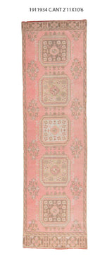3x11 Old & Vintage Turkish Arearunner Rug