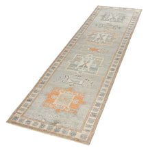 3x11 Soft Modern Oushak Runner Rug