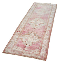 3x11 Soft Old & Vintage Turkish Runner Rug