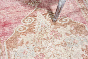 3x11 Soft Old & Vintage Turkish Runner Rug