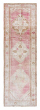 3x11 Soft Old & Vintage Turkish Runner Rug