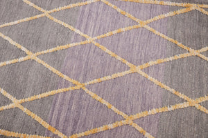 3x12 Modern Fun Kilim Area Runner Rug