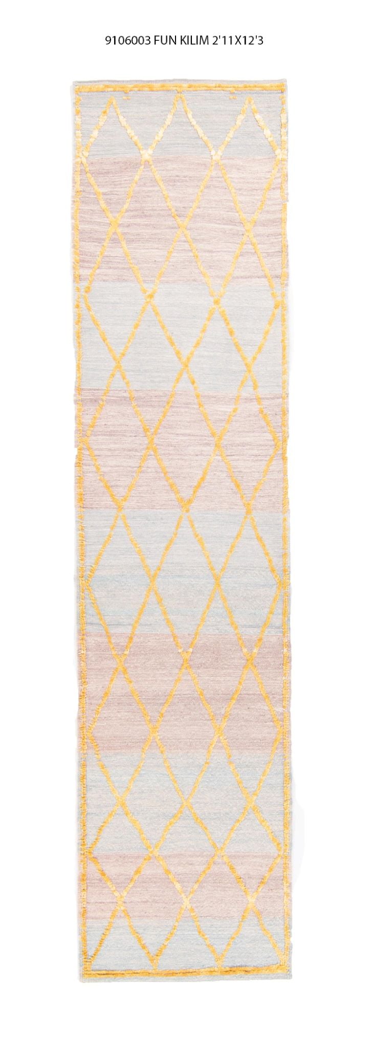 3x12 Modern Oushak Area Rug