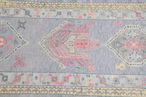 3x12 Modern Oushak Area Runner Rug