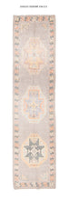 3x12 Modern Oushak Area Runner Rug