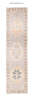 3x12 Modern Oushak Area Runner Rug