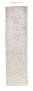 3x12 Modern Oushak Area Runner Rug