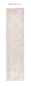 3x12 Modern Oushak Area Runner Rug