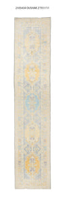 3x12 Modern Oushak Area Runner Rug