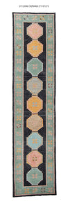 3x12 Modern Oushak Area Runnur Rug