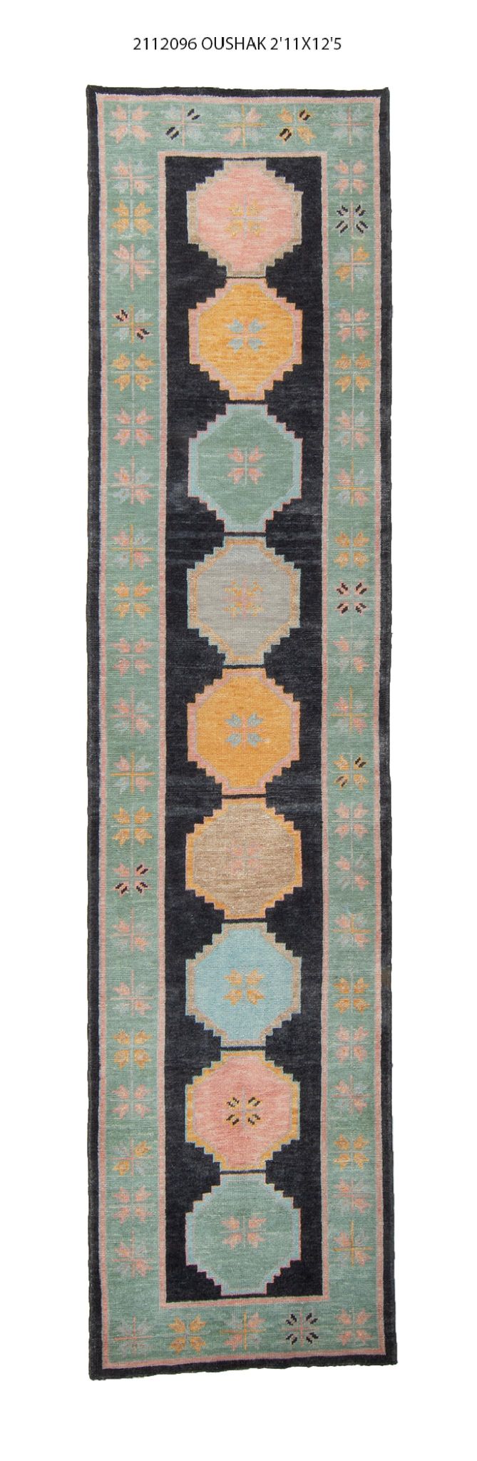 3x12 Modern Oushak Area Runnur Rug