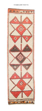 3x12 Old & Vintage Turkish Area Runner Rug