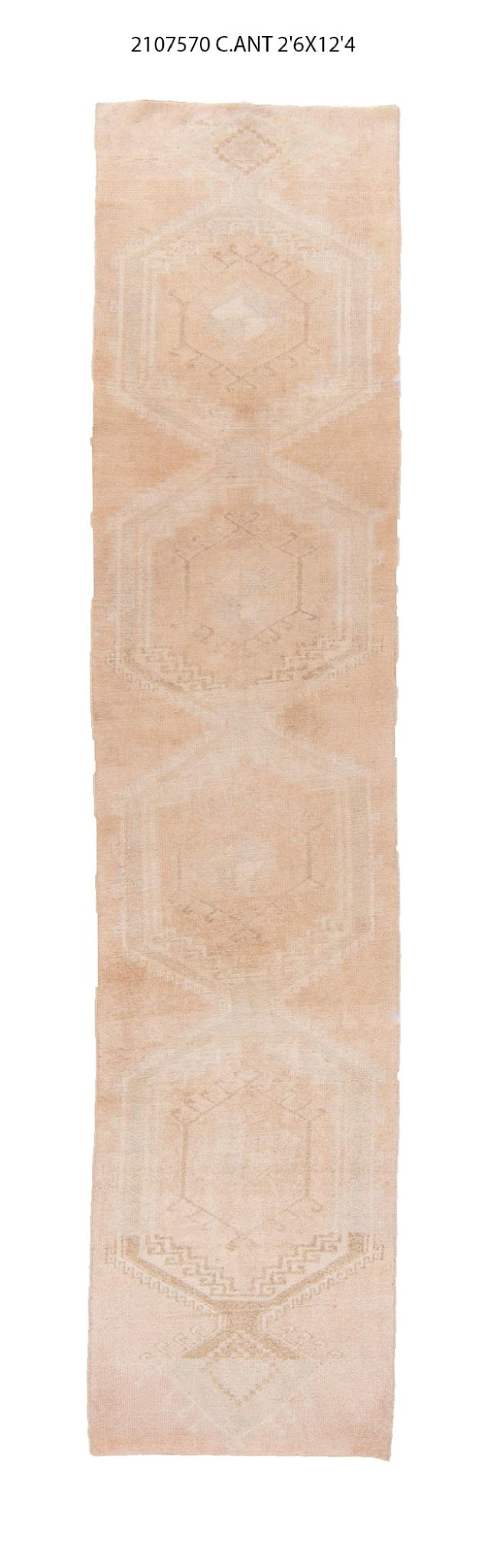 3x12 Old & Vintage Turkish Area Runner Rug