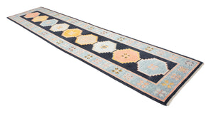 3x13 Modern Oushak Area Runner Rug