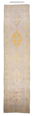 3x13 Modern Oushak Area Runner Rug