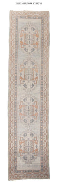 3x13 Modern Oushak Area Runner Rug