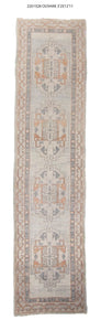 3x13 Modern Oushak Area Runner Rug