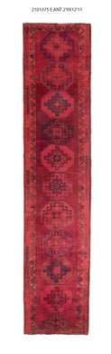3x13 Old & Vintage Turkish Area Runner Rug