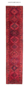3x13 Old & Vintage Turkish Area Runner Rug