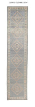 3x14 Modern Oushak Area Runner Rug