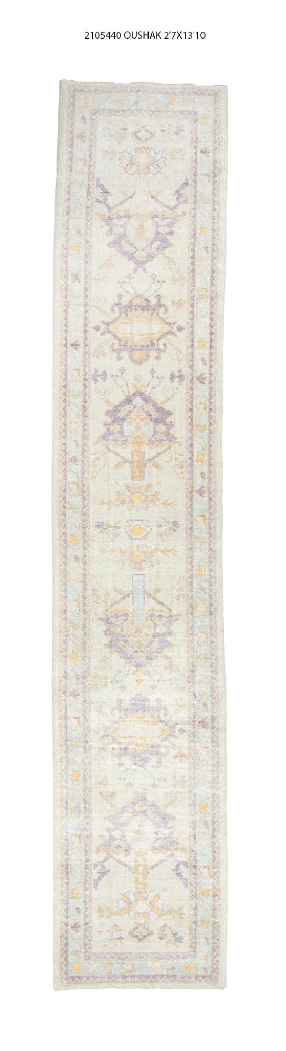 3x14 Modern Oushak Area Runner Rug