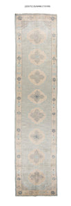 3x14 Modern Oushak Area Runner Rug