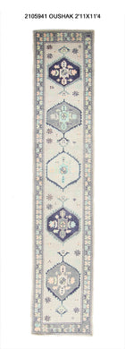 3x14 Modern Oushak Area Runner Rug