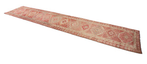3x14 Old & Vintage Turkish Area Runner Rug