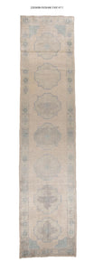 3x15 Modern Oushak Area Runner Rug