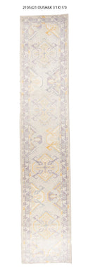 3x15 Modern Oushak Area Runner Rug