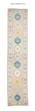 3x15 Modern Oushak Area Runner Rug