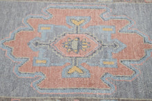 3x16 Modern Oushak Area Runner Rug