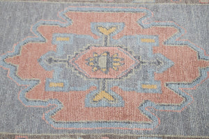 3x16 Modern Oushak Area Runner Rug