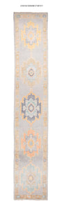 3x16 Modern Oushak Area Runner Rug