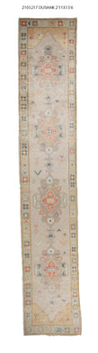 3x16 Modern Oushak Area Runner Rug