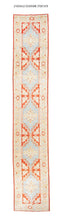 3x17 Modern Oushak Area Runner Rug