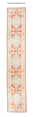 3x17 Modern Oushak Area Runner Rug