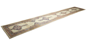3x17 Old & Vintage Turkish Area Runner