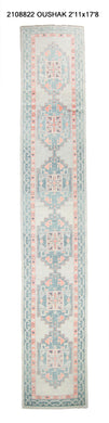 3x18 Modern Oushak Area Runner Rug