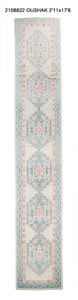 3x18 Modern Oushak Area Runner Rug