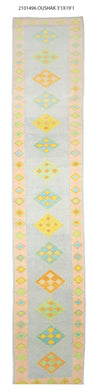 3x19 Modern Oushak Area Runner Rug