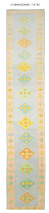 3x19 Modern Oushak Area Runner Rug