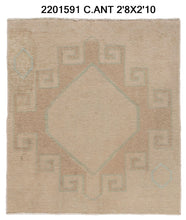 3x3 Old & Vintage Turkish Area Rug