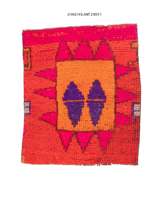 3x3 Old & Vintage Turkish Area Rug