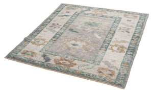 3x4 Colorful Modern Oushak Area Rug