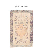 3x4 Old & Vintage Turkish Area Rug
